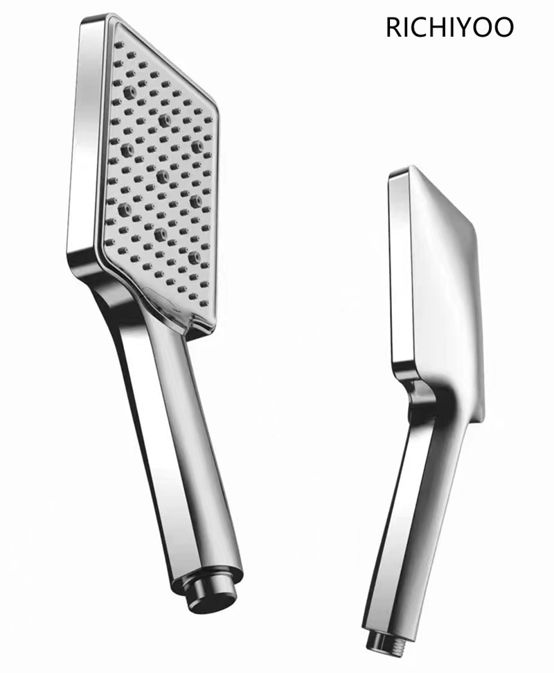 Proper price top quality square 3 function  handheld shower head for Bathing