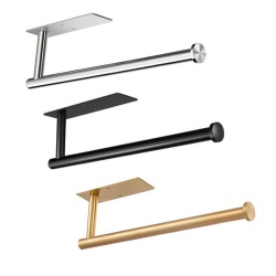 Stainless Steel Self Adhesive Towel Racks Wall Mount Paper Towel Holder For Kitchenroom and bathroom