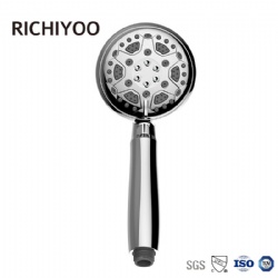 Amazon Hot Selling 6Functions Luxury bathroom high pressure hand held shower head with cUPC