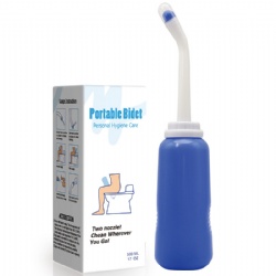500ML Mini Handheld Bidet for Personal Hygiene Care Bottom Wiper Portable Travel Bidet Bottle Bidet Sprayer