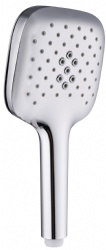 4.3 inches 3 functions  all chromed square handheld shower with ABS material
