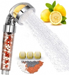 Hot Selling Vitamin C Aromatherapy Lemon Mineral Stone Saving Filter abs spa Hand Shower