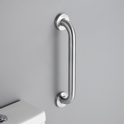 Matte/Polished 304 stainless steel straight disabled washroom shower handrail handicap safety toilet rail bathroom hand grab bar
